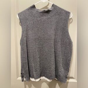 Anthropologie Moth tank top women’s size large subtle stripe pattern